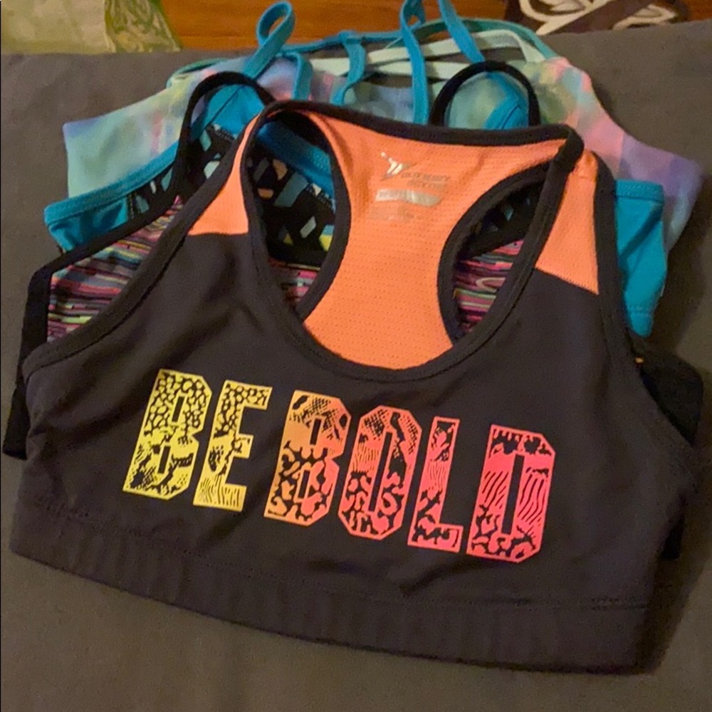 Girls Sz Lg (10-12) Sports Bras